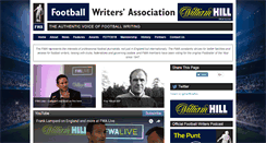 Desktop Screenshot of footballwriters.co.uk